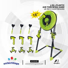 18INCH  TARGET SET 3AXE,3 SPIRAL 3DARTS