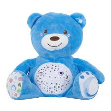 2 IN 1 BLUE BEAR WASHABLE PROJECTOR TOY