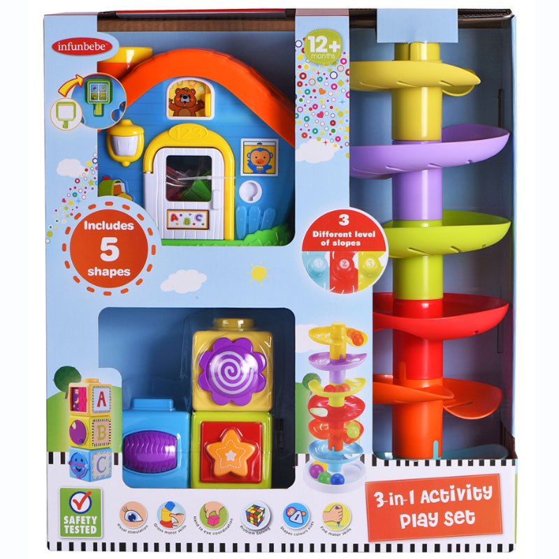 Infunbebe 3 in 1 Early Play Set