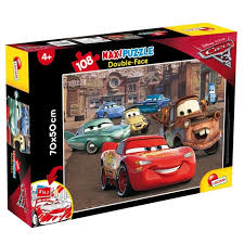 DISNEY CARS 2 IN 1 PUZZLE 108 PIECES