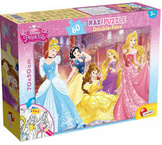 DISNEY PRINCESSES 2 IN 1 PUZZLE 60 PIECES