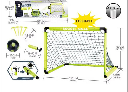 FOLDABLE SOCCER GOAL SET