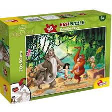 DISNEY PUZZLE 2 IN 1 JUNGLE BOOK 35 PIECES