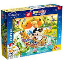 DISNEY MICKEY MOUSE 2 IN 1 PUZZLE 60 PIECES