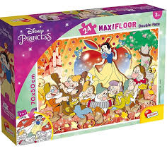 DISNEY PUZZLE 2 IN 1 SNOW WHITE 24 PIECES